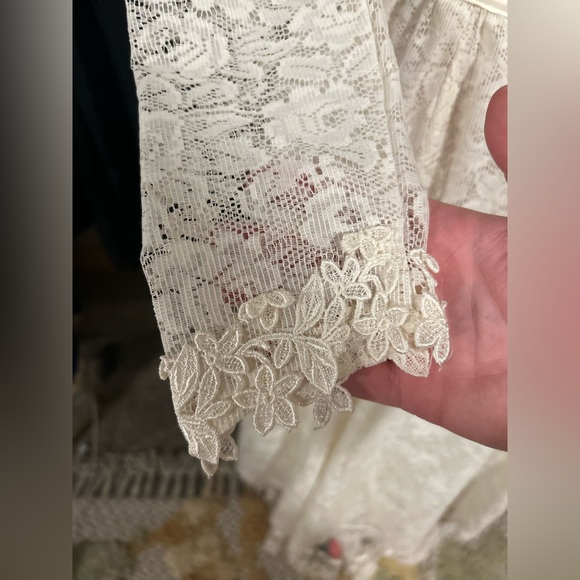 1970s Vintage Gunne Sax Wedding Dress Romantic Renaissance Bridal Collection - Picture 6 of 9